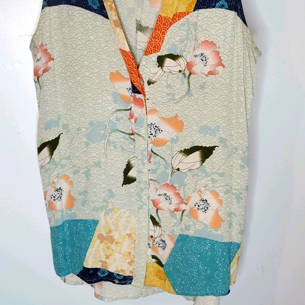 Sanctuary Patchwork Sleeveless Blouse - image 4